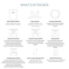 3.0 Portable Bottle Warmer Adapter Set (Warmer + Four Adapters)