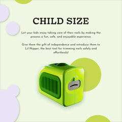 Child Size Electric Nail Clipper - School-aged kids (Ages 5-13) - Lil Nipper