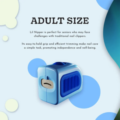 Adult Electric Nail Clipper - Teens, Adults, Seniors (Ages 13+) - Lil Nipper