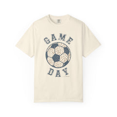 Adult Heavy Cotton Comfort Colors Soccer Game Day Leopard Hive Tee