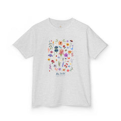 Bee Wild Girls Floral Short Sleeve Youth Hive Tee
