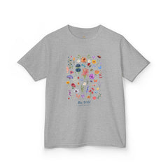 Bee Wild Girls Floral Short Sleeve Youth Hive Tee