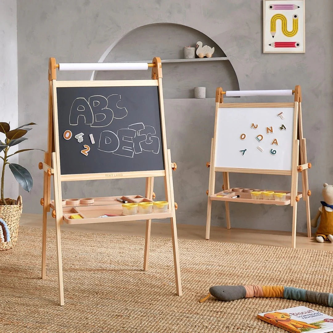Tiny Land® Caramel Magnitales Easel for Kids