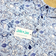 Cajun Toile Men’s Button Down Shirt