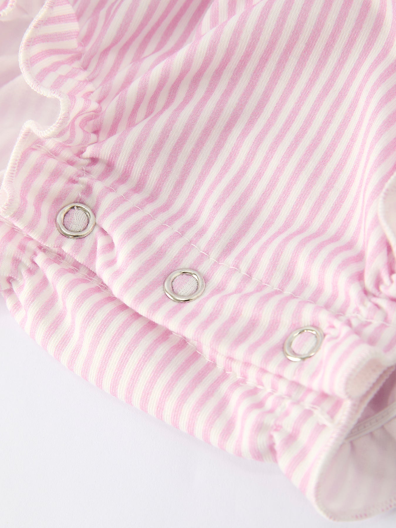 Farm Horse Bow Baby Girls Romper – Pink Plaid
