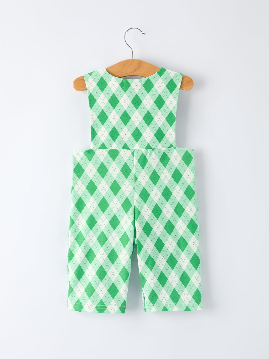Spring Golf Embroidered Baby Boys Smocked Romper