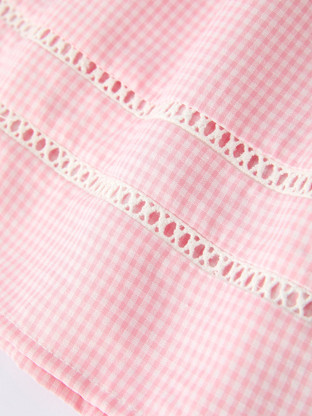 Pink Smocked Church Christ Bishop Christening Girls Dress