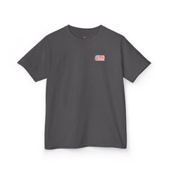 Bee Free American Flag with Bee Stars Short Sleeve Youth Unisex Hive Tee