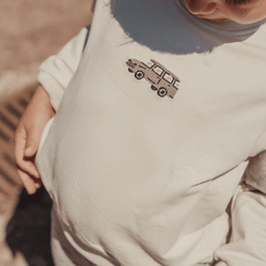 The Embroidered Sweatshirt - Vintage Car