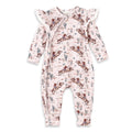 Prairie Princess Baby Girl Bamboo Western Zipper Romper