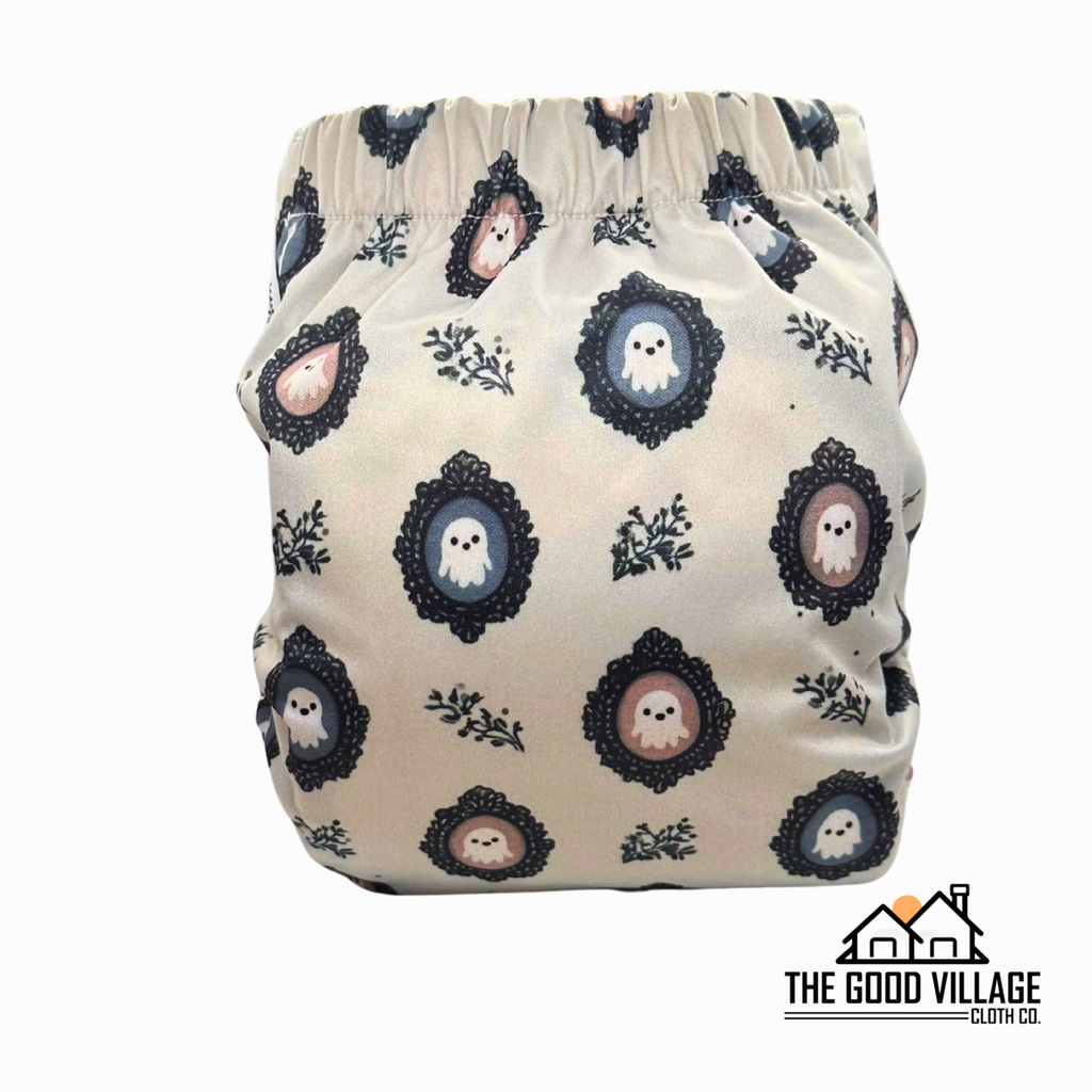 One Size Pocket Diaper - Ghostly Ghouls