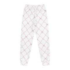 Trellis Bow Youth Joggers Activewear - Pink