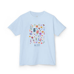 Bee Wild Girls Floral Short Sleeve Youth Hive Tee