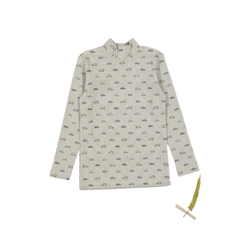 The Printed Tutleneck - Vintage Car