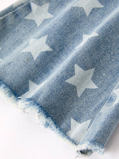 4th of july Patriotic Star Stripe Flare Jeans