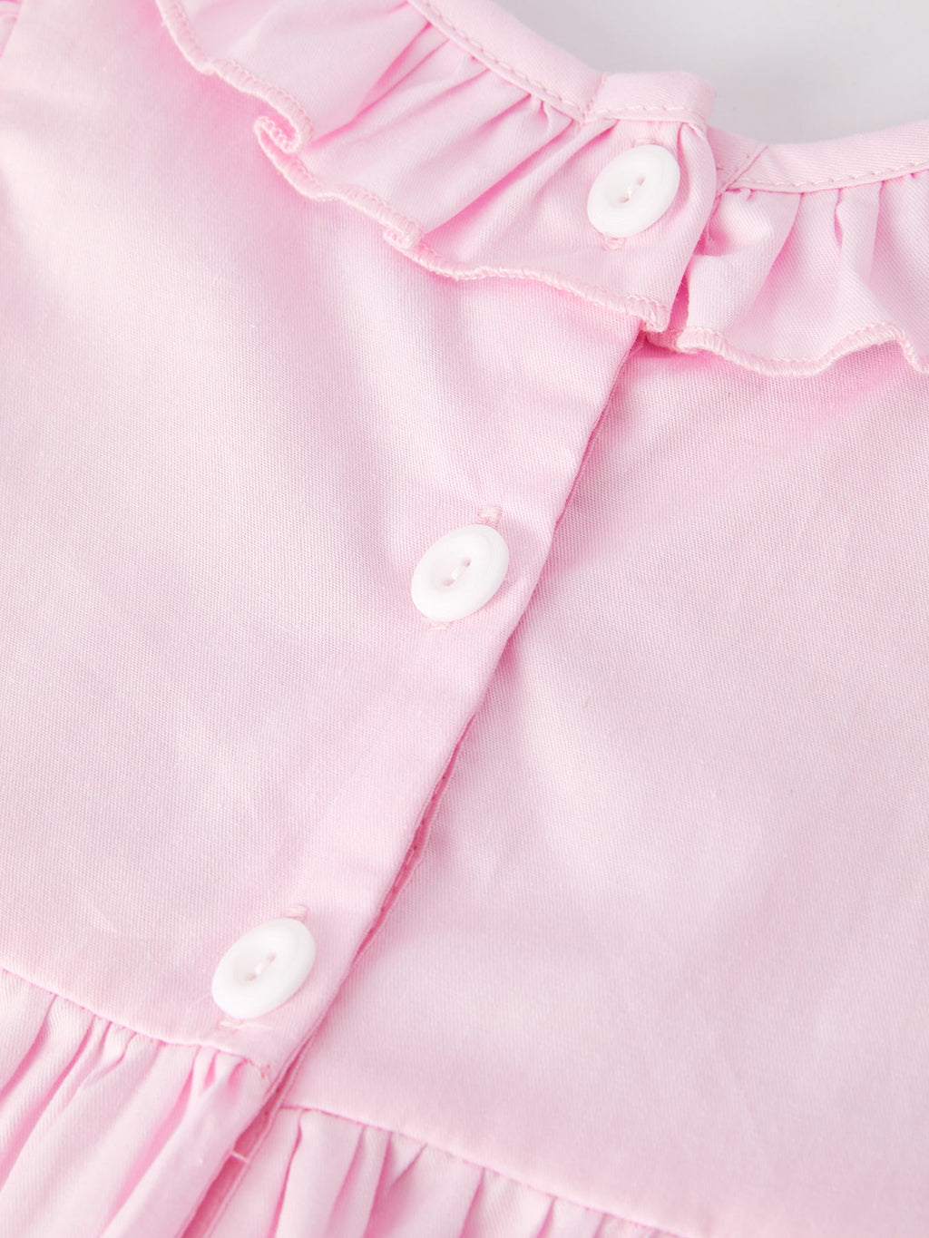 Pink  Smocked Church Christ Bishop Christening Dress