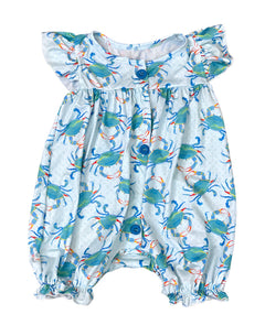 Aqua Crab Girl's Bubble