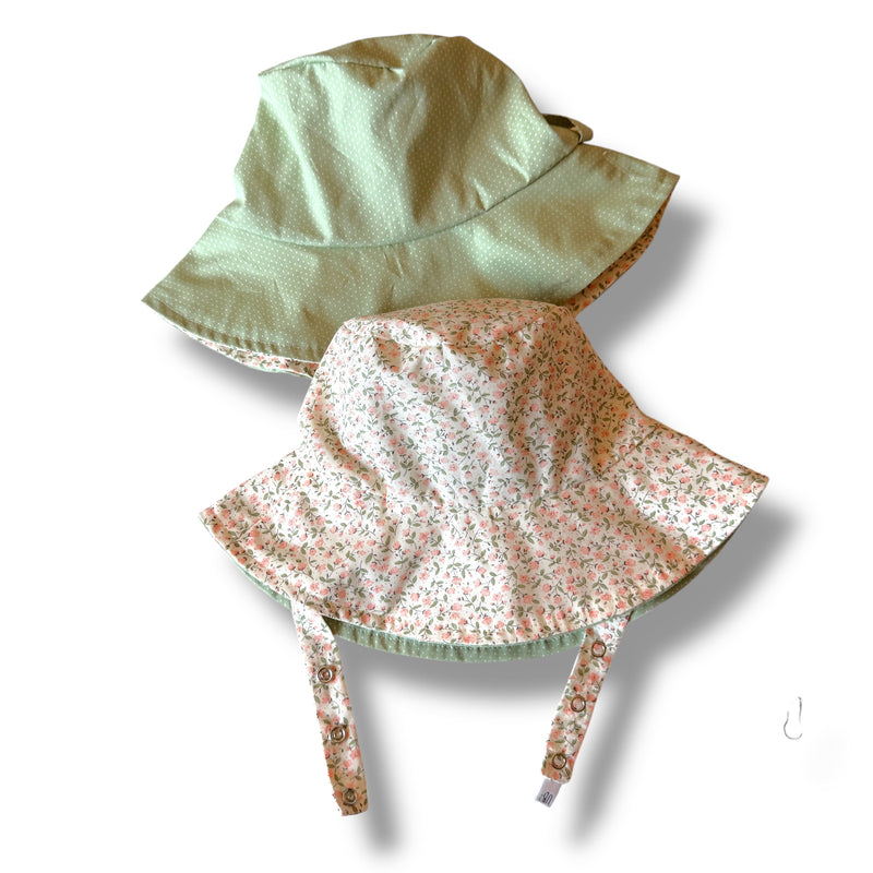 Bucket hat in Spring Garden