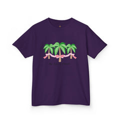 Bee Palm and Present Girls Short Sleeve Youth Hive Tee