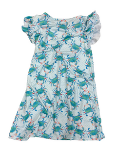 Aqua Crab Girls Dress