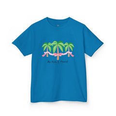 Bee Palm and Present Girls Short Sleeve Youth Hive Tee