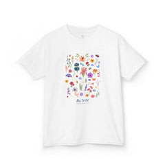 Bee Wild Girls Floral Short Sleeve Youth Hive Tee