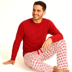Christmas Bamboo Adult Pajama Pants Ho-Ho-Ho