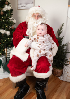 Bamboo Baby Christmas Sleepers | Matching Family Holiday Pajamas - Gingerbread