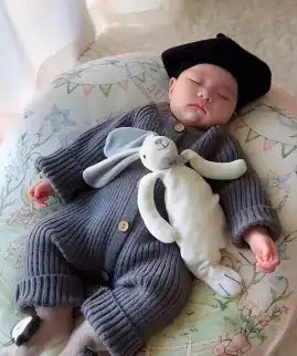 Baby Bunny Soothing Doll - Ultra Soft Plush Comfort Toy for Newborns & Infants