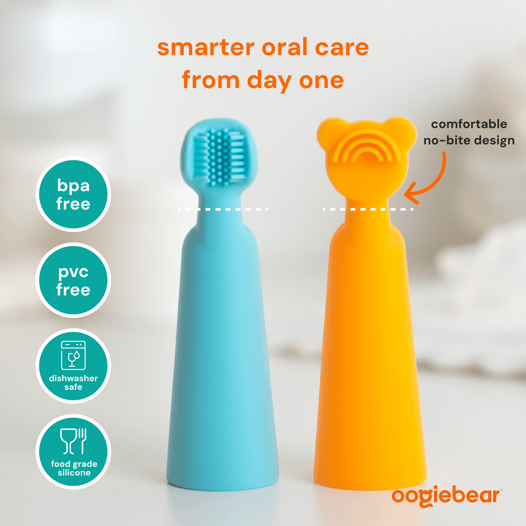 oogiebear baby finger brush & tongue scraper