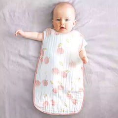 Baby sleeping bag cotton gauze sleeveless vest