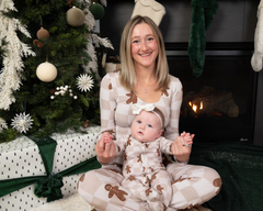 Bamboo Women’s Christmas Pajamas | Matching Holiday Family Set - Gingerbread
