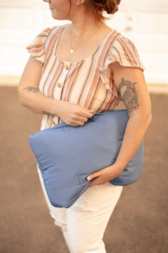 Baby Shopping Cart Cover | Blue Little Arrows Design