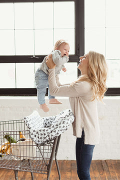 Baby Shopping Cart Cover | Triangles