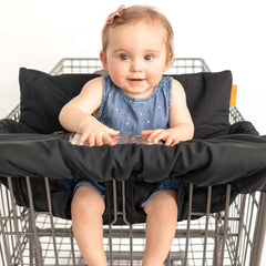 Baby Shopping Cart Cover | Black Fabric