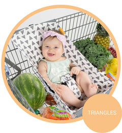 Baby Shopping Cart Hammock | Triangles