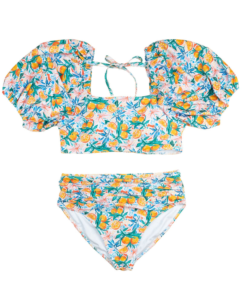 Summer Citrus Ladies High Waisted Bikini- FINAL SALE