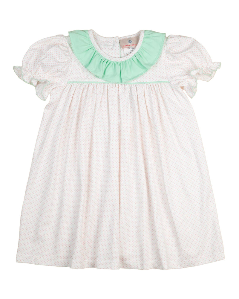 Pink Polka Dot Knit Dress- FINAL SALE