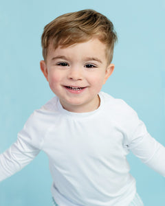 Rash Guard Long Sleeve in White