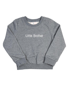 Crewneck Sweatshirt in Gray- FINAL SALE