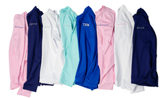 Rash Guard Long Sleeve in Ocean Blue- FINAL SALE