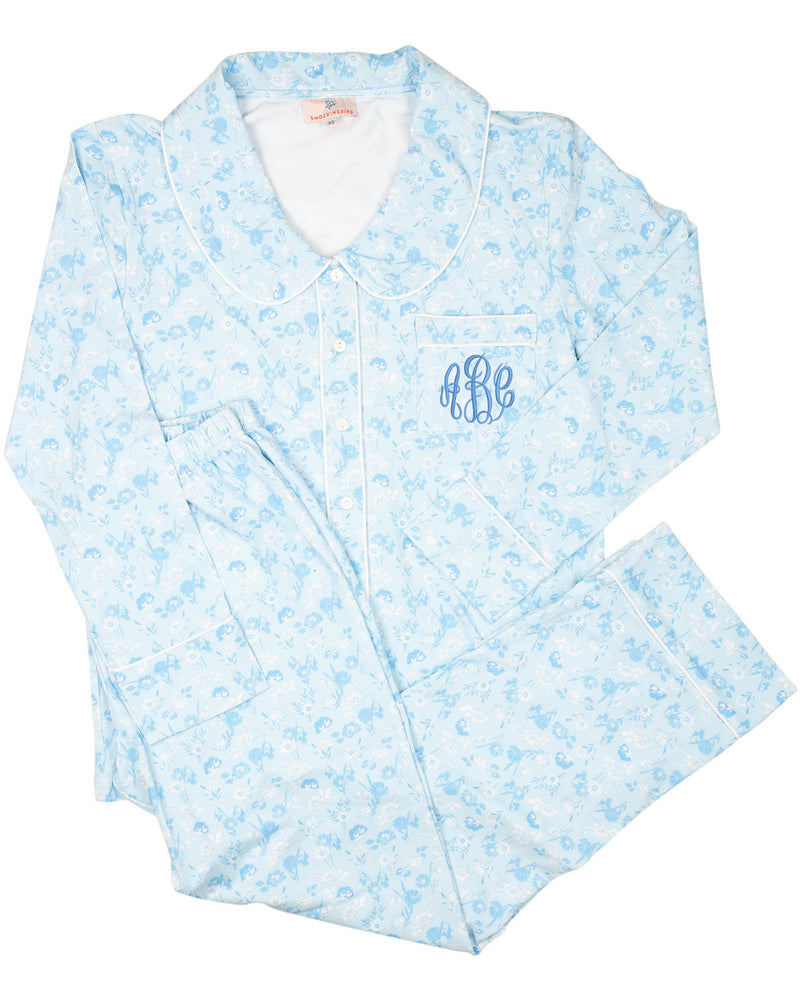 Morning Glory Ladies Knit Pajamas- FINAL SALE