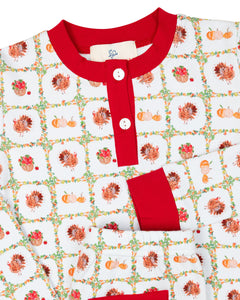 Turkey Time Tartan Knit Pajama Set- FINAL SALE