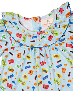 Candy Favorite Halloween Girl Knit Bubble- FINAL SALE