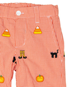 Spooky Embroidered Halloween Pants- FINAL SALE