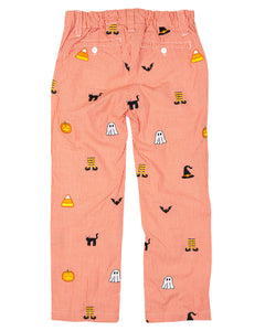 Spooky Embroidered Halloween Pants- FINAL SALE