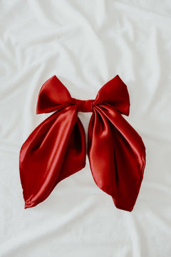 Berry Holiday Large Bow Clip