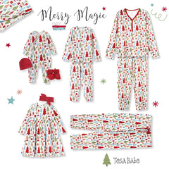 70 Christmas Merry Girl's Soft Bamboo Dress