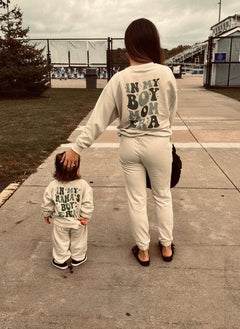 Women's Boy Mom Jogger Set | Matching Mom and Son Outfits