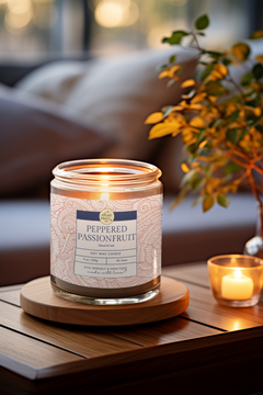 Three Bees Scented Soy Candle - 9oz